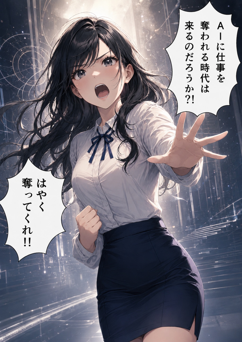 真剣な叫び