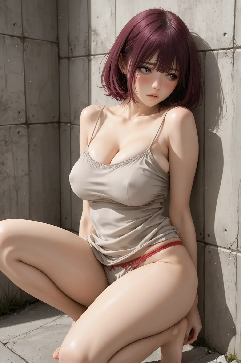 ボタン閉める気ゼロ
