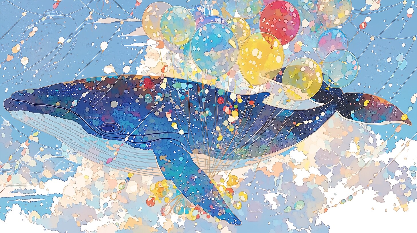 鯨のみる夢350 | の人気AIイラスト・グラビア