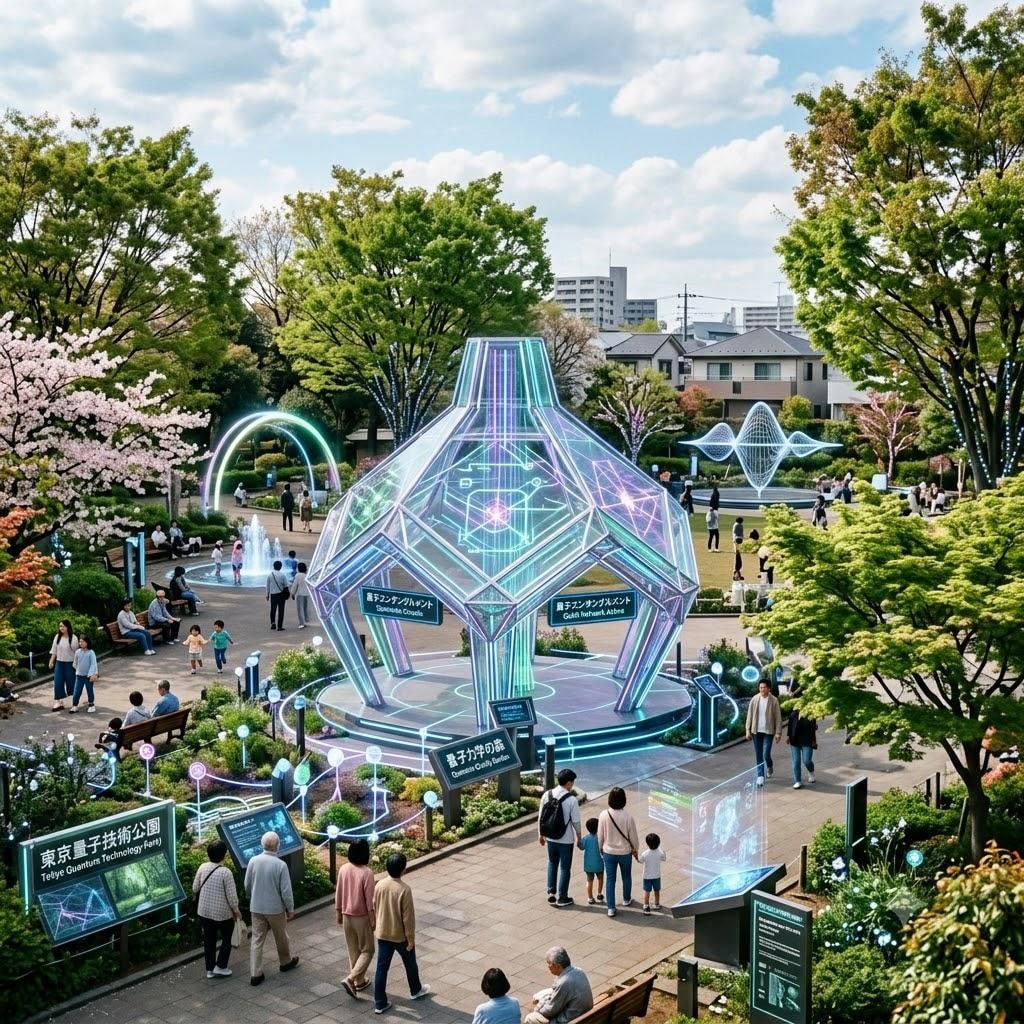 量子技術を用いた公園