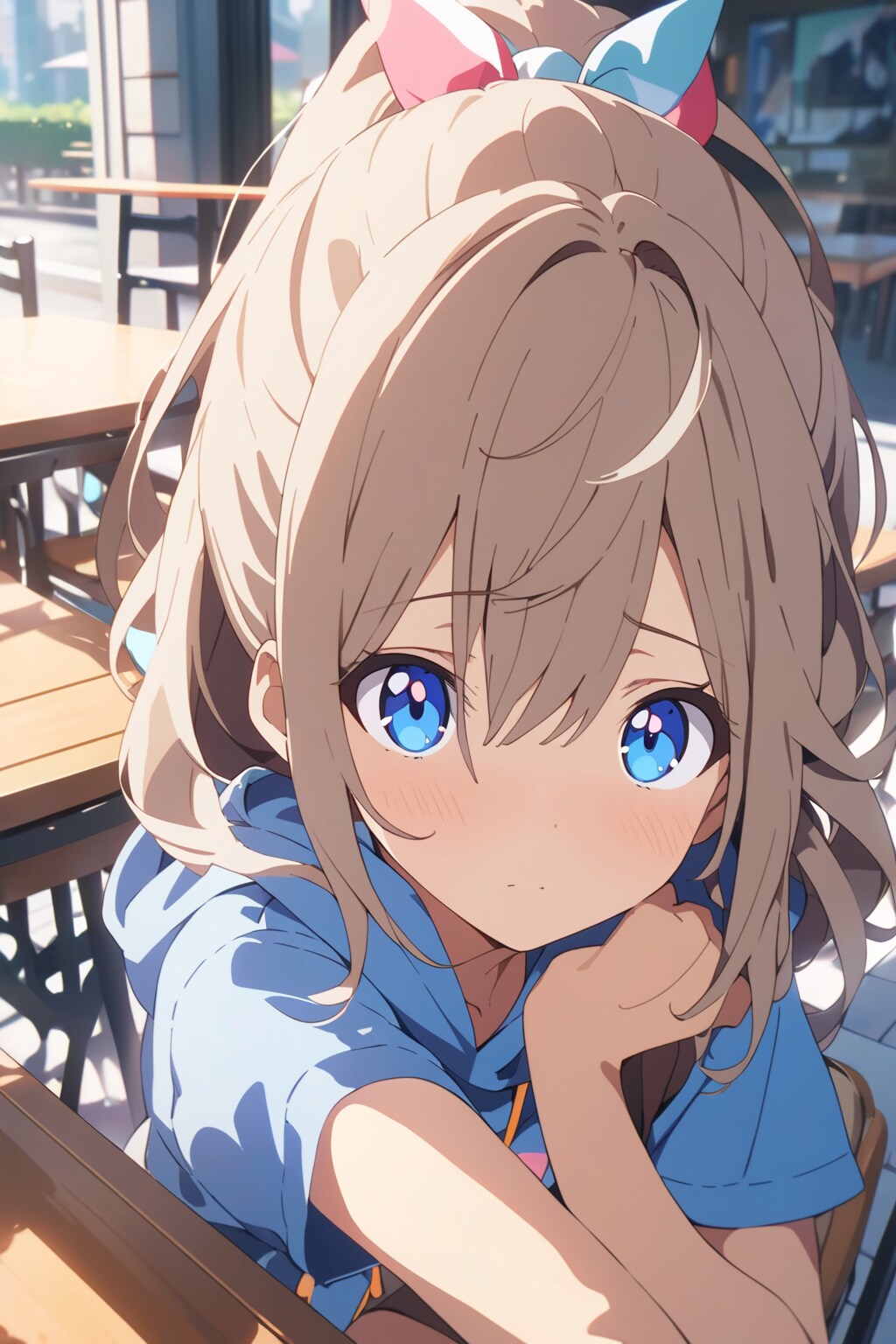 ねぇ、なんでじっと見てるのよ。恥ずかしいでしょ！