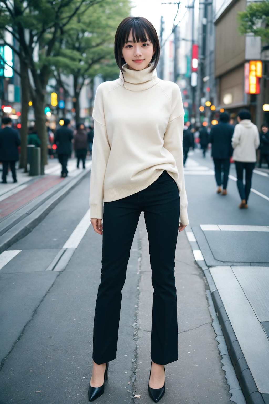 セーター＆パンツスタイル 3/3