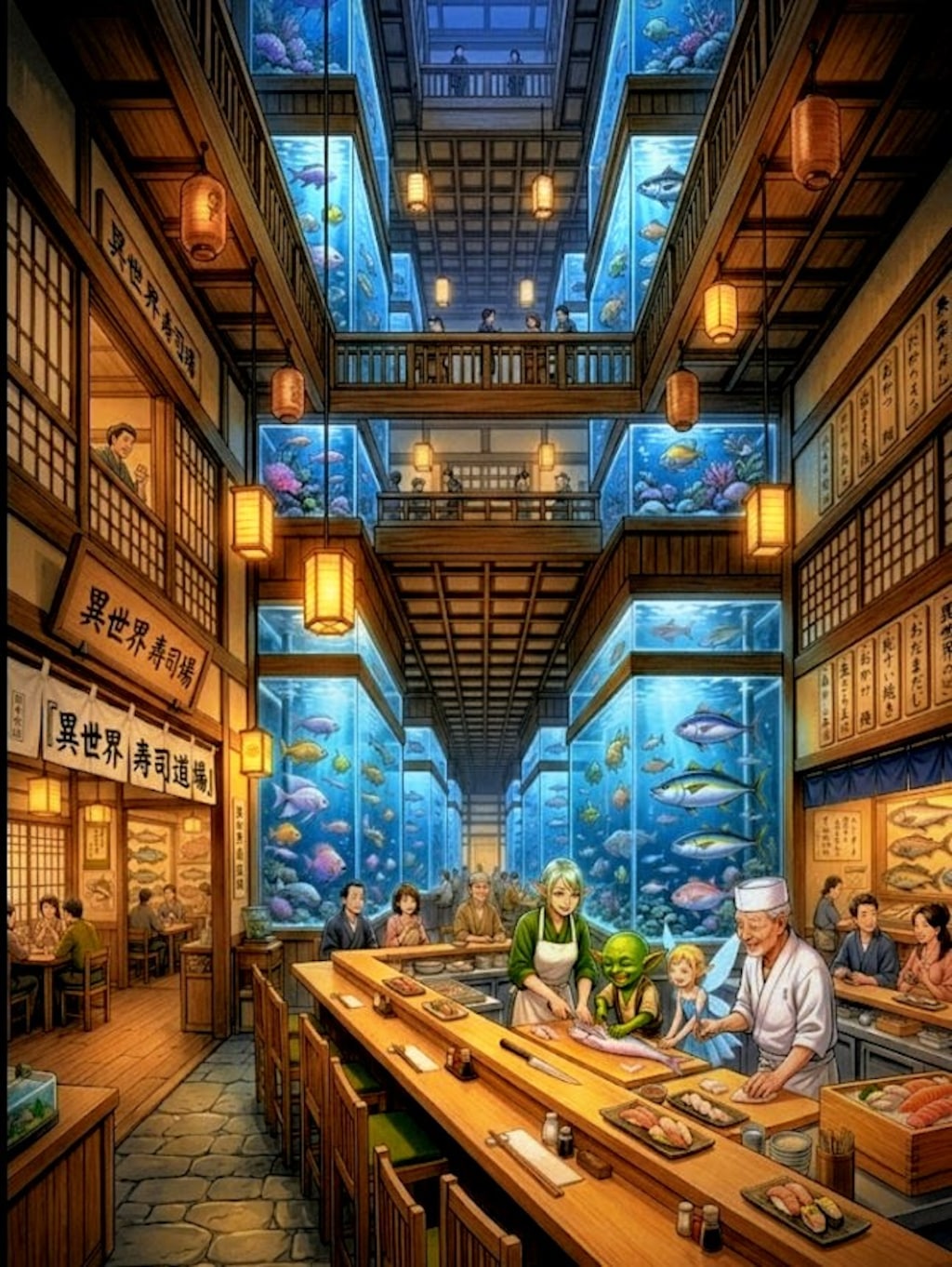 別バージョンの異世界寿司店🍣