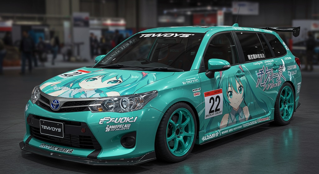 初音ミクカローラフィールダー