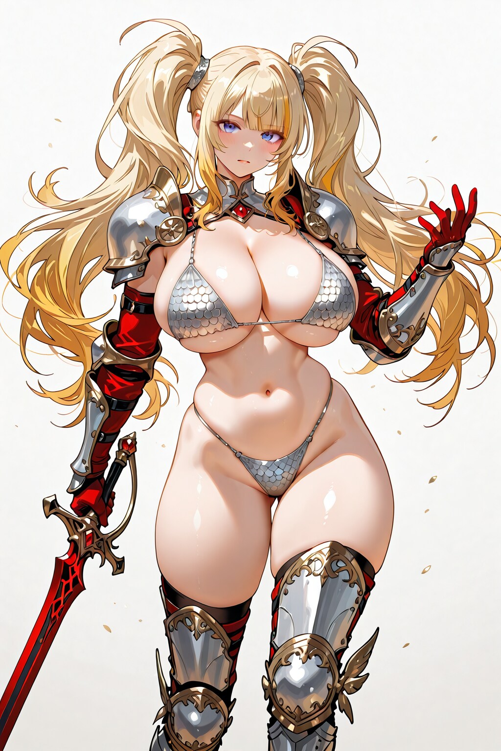 20260414 ツインテールのビキニアーマー女戦士