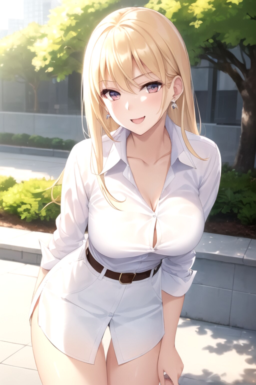赤い顔して何見てるのかな