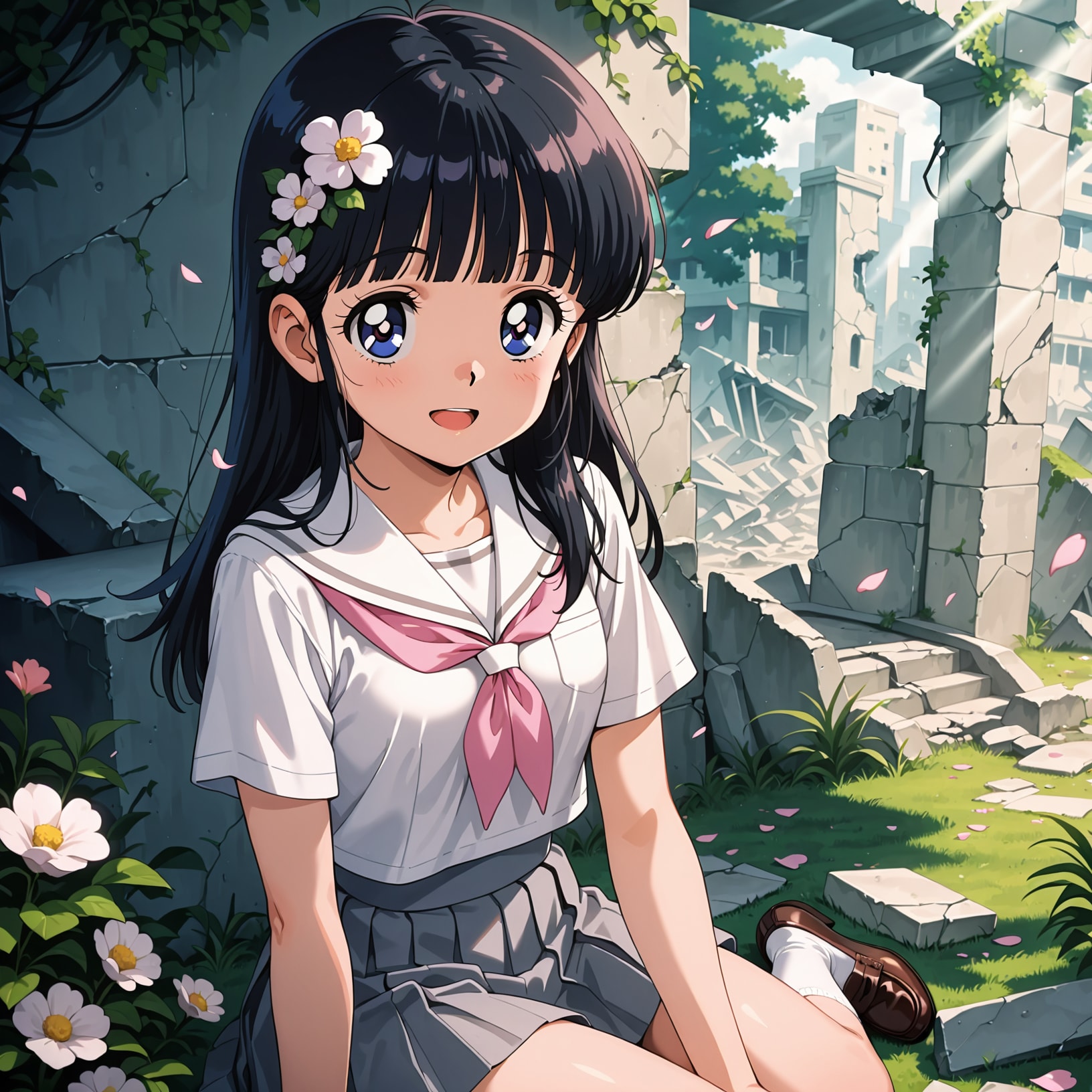 セーラー服の少女