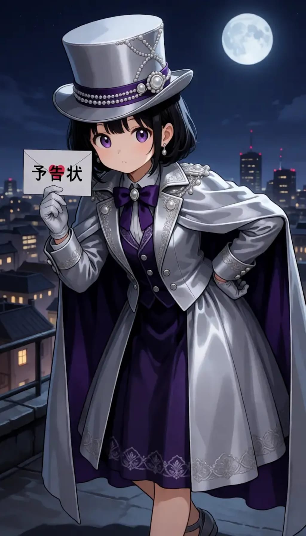 Phantom Thief Girl Under Moonlight
