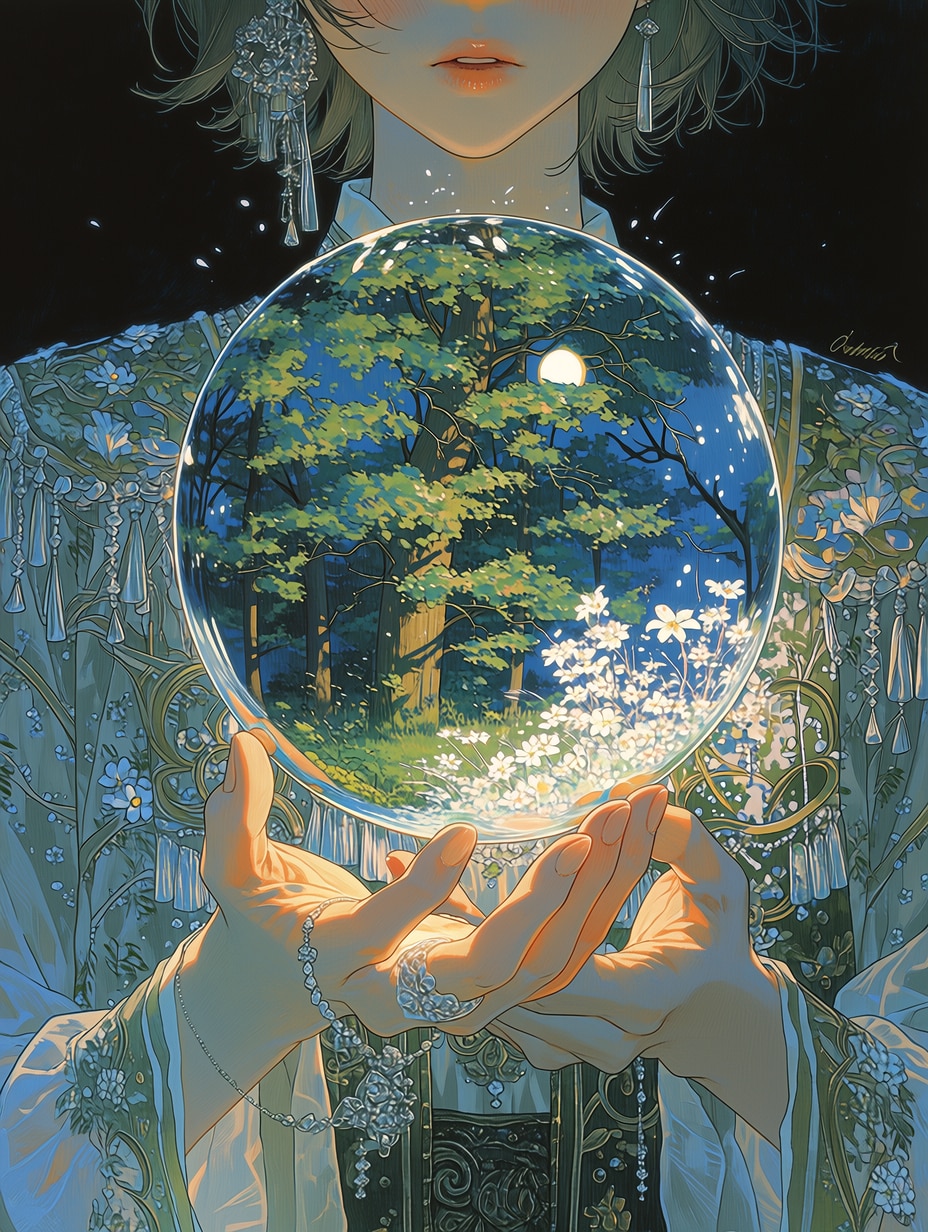 【再生成】水晶持った魔術師