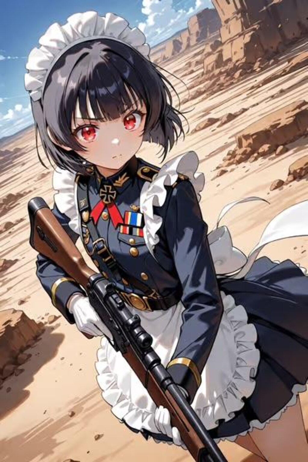 軍服メイド