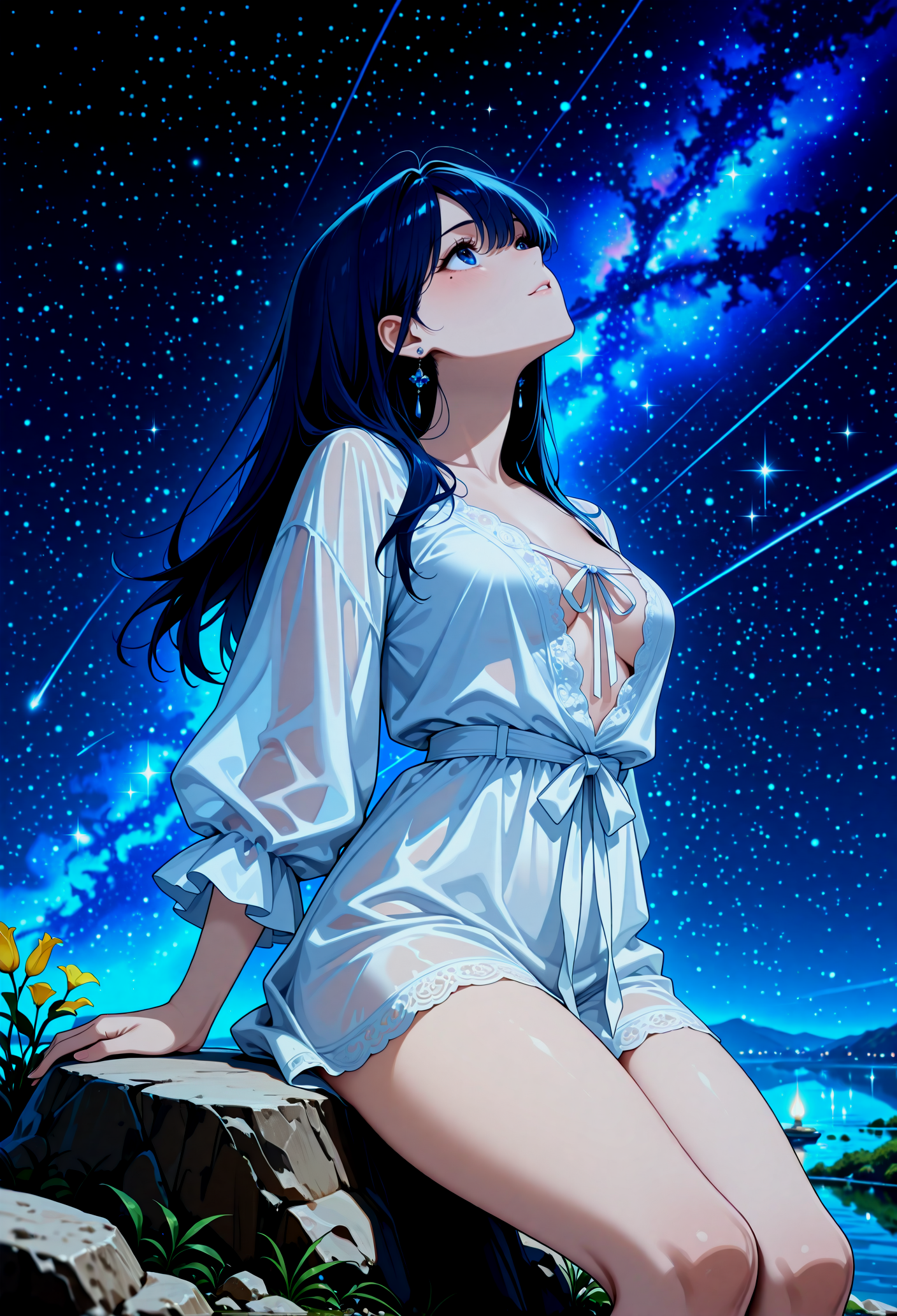 星降る夜の独り占め、私の存在証明