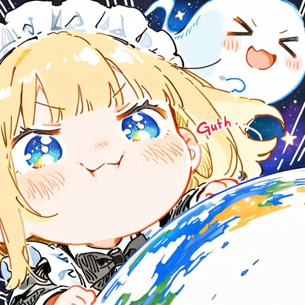 地球うめぇぇぇぇ！✨( >ω<)🌍👻