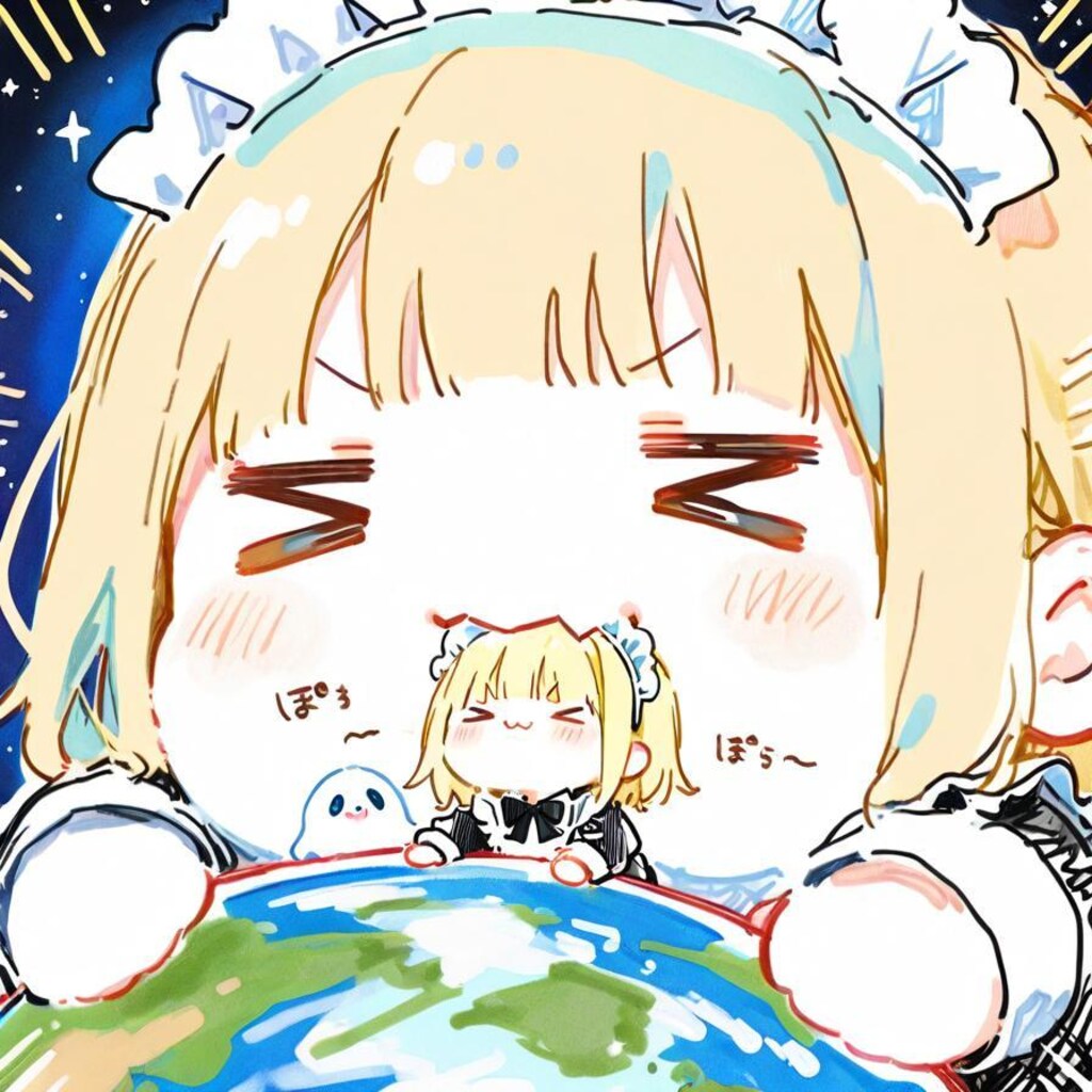 地球うめぇぇぇぇ！✨( >ω<)🌍👻