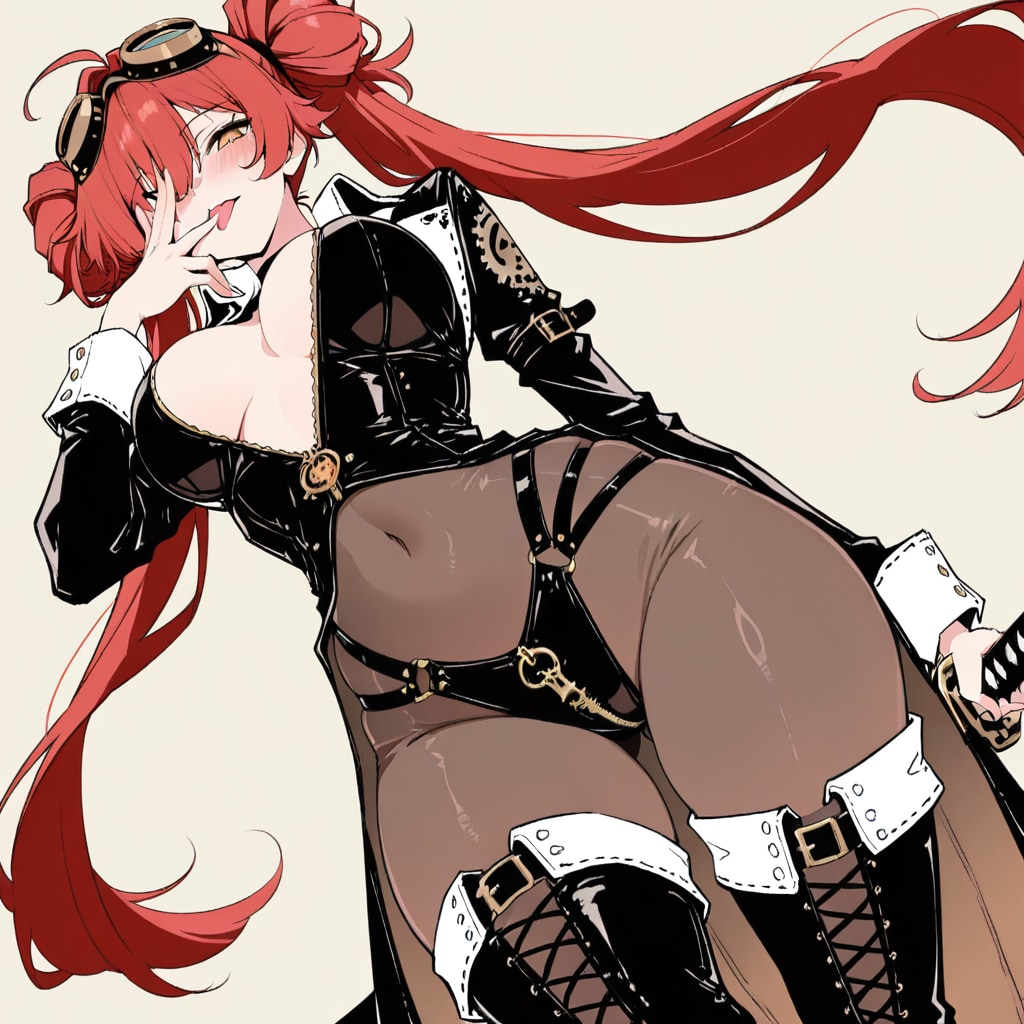 スチームパンクの女戦士
