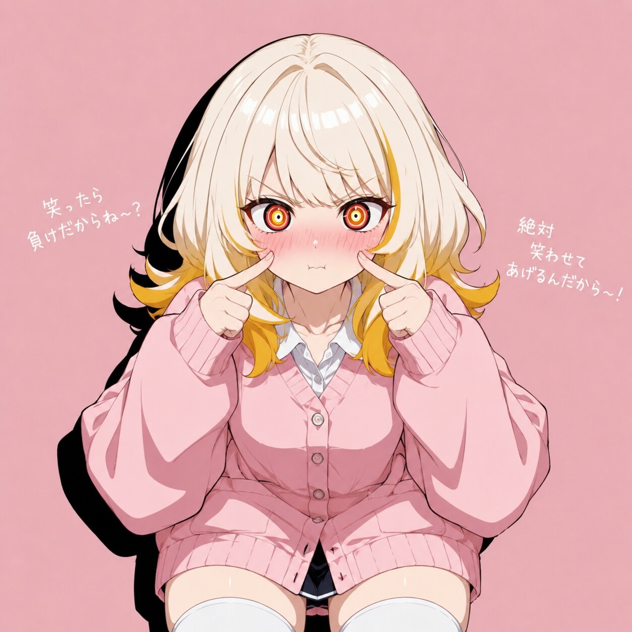 睨めっこ