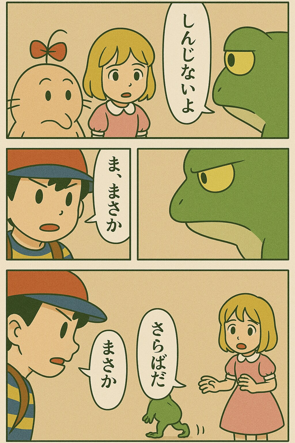 エンディングまで泣いたら駄目の、くにへかえるんだな