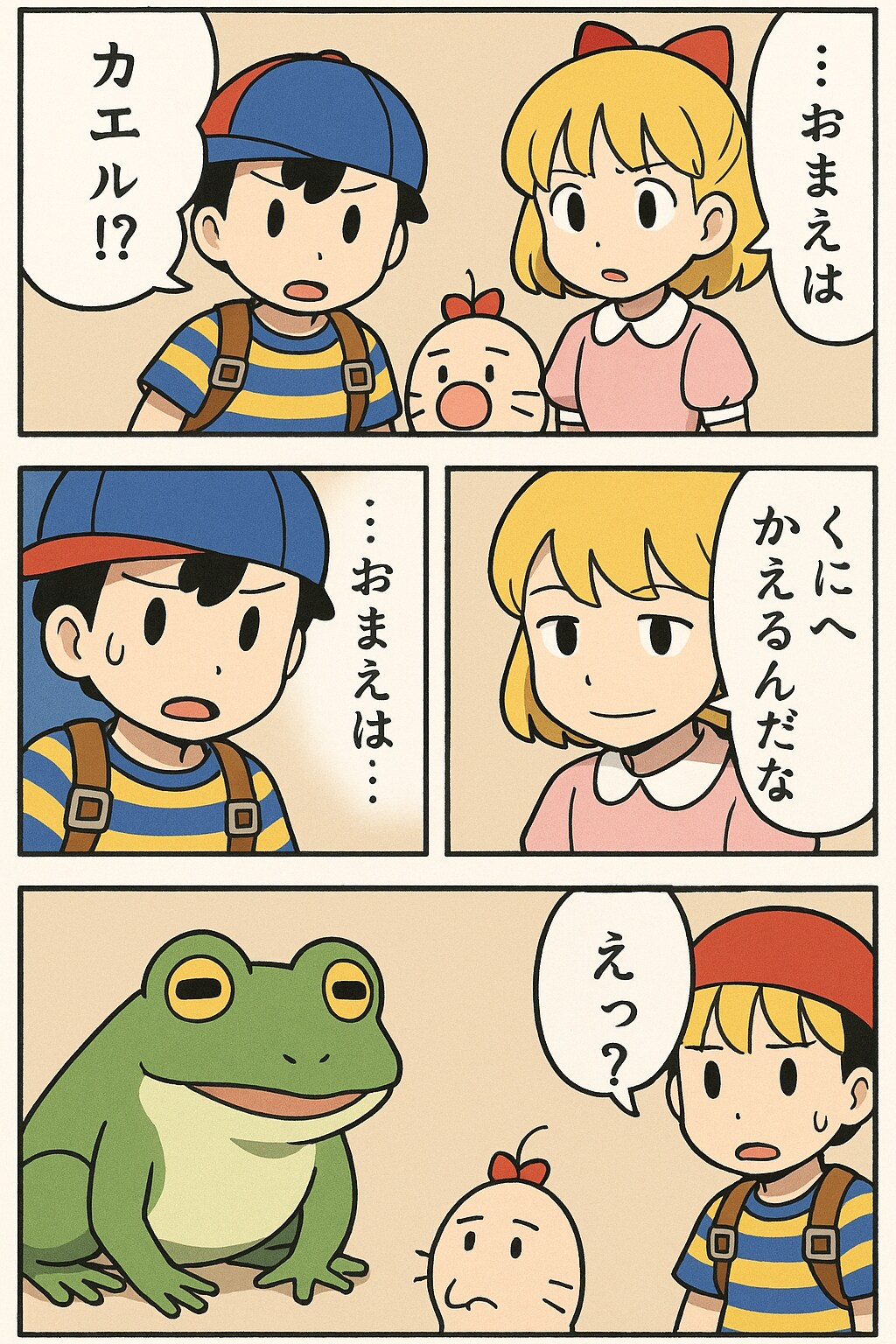 エンディングまで泣いたら駄目の、くにへかえるんだな