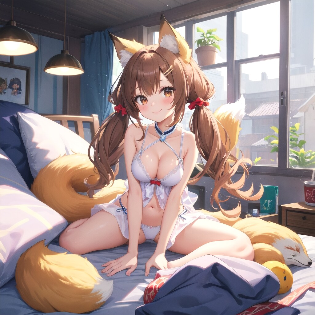 誘惑しているつもりの妖狐ちゃん（妖狐ちゃん妄想）　V4B版
