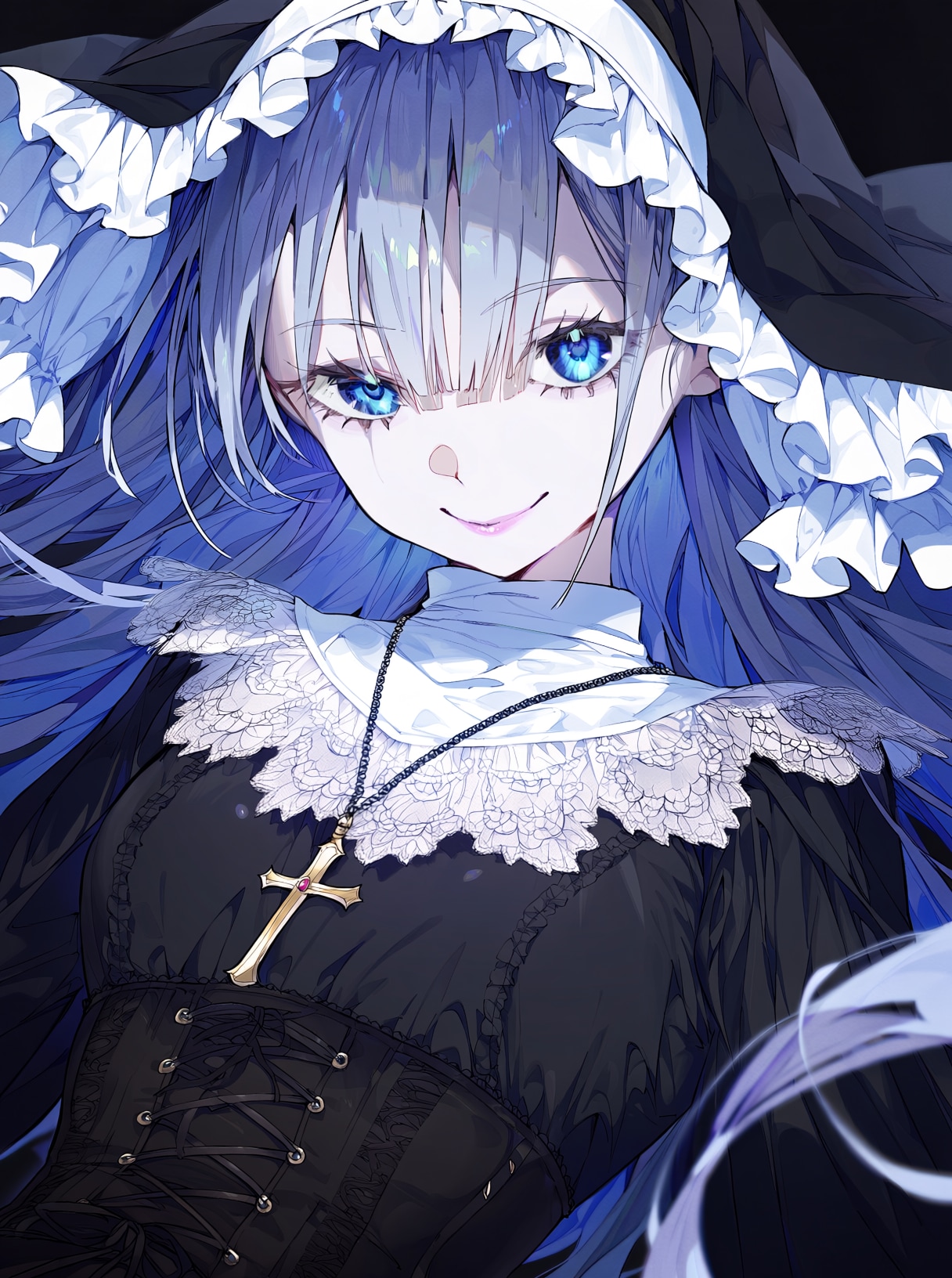 ゴスロリ風シスターさん | の人気AIイラスト・グラビア