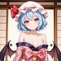開けた晴れ着スカーレット姉妹 8枚目