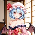 開けた晴れ着スカーレット姉妹 7枚目