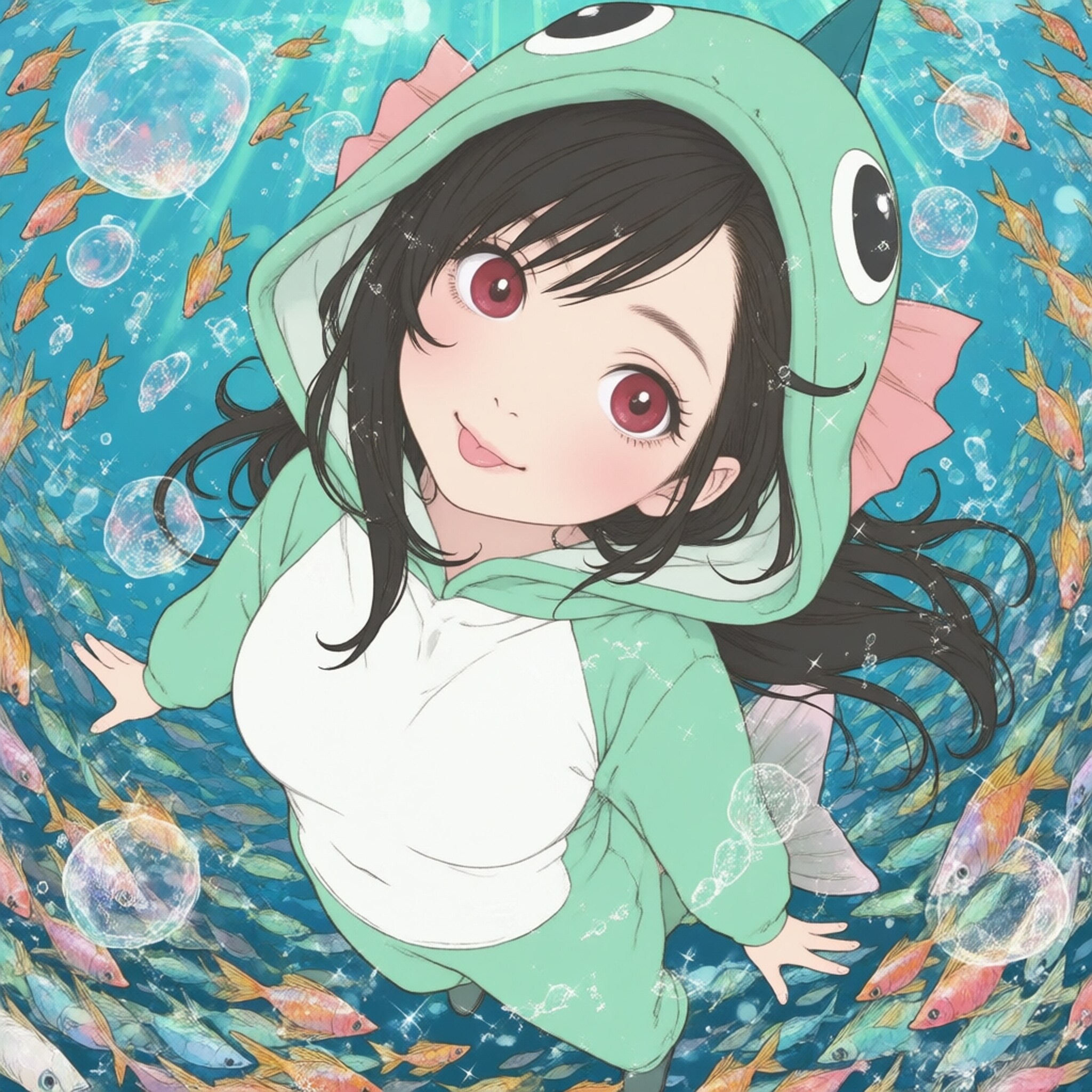 おさかなリズムでぴょんぴょん！【suno】 | の人気AIイラスト・グラビア