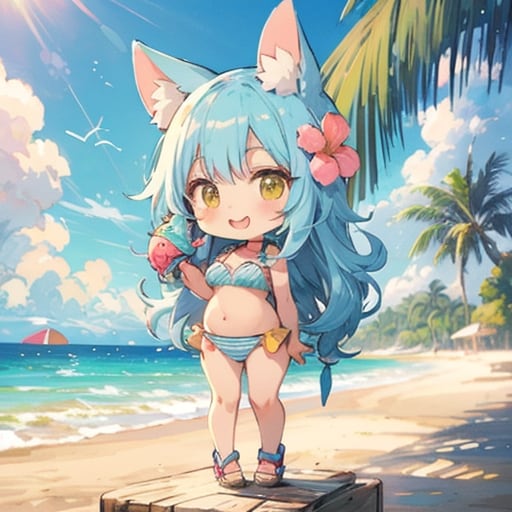 何とかちびキャラ成功しましたが、ハムスターの耳になってない💦