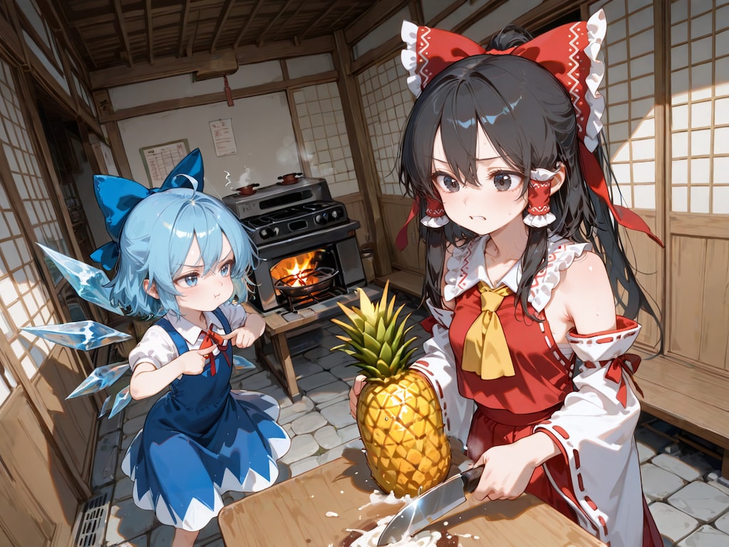 きょうのれいむさん（パイナップルの日）