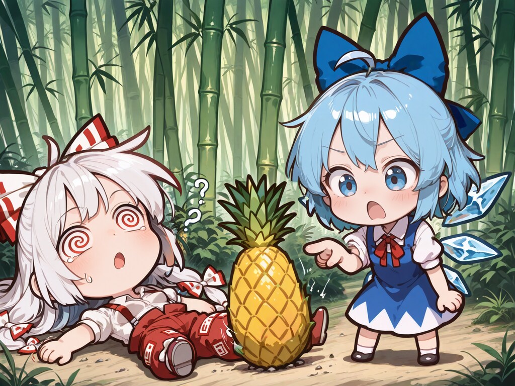 きょうのれいむさん（パイナップルの日）