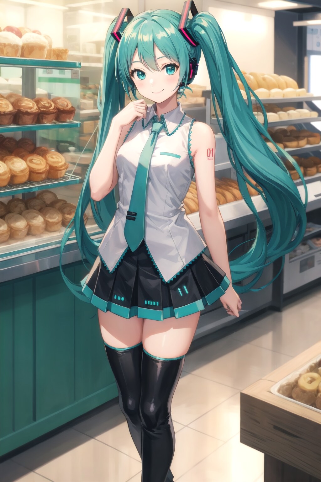 微笑 | の人気AIイラスト・グラビア