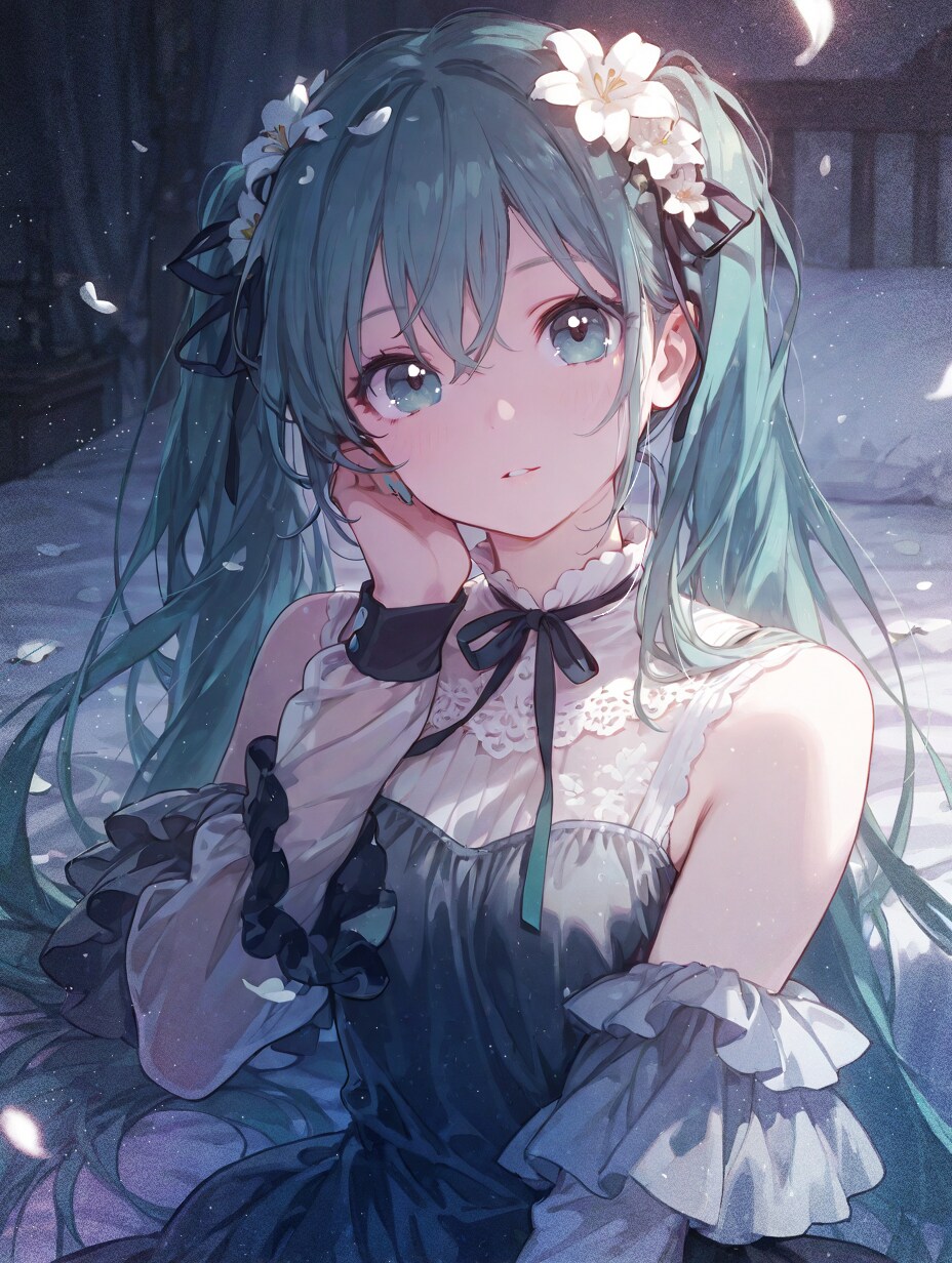 White lily | の人気AIイラスト・グラビア