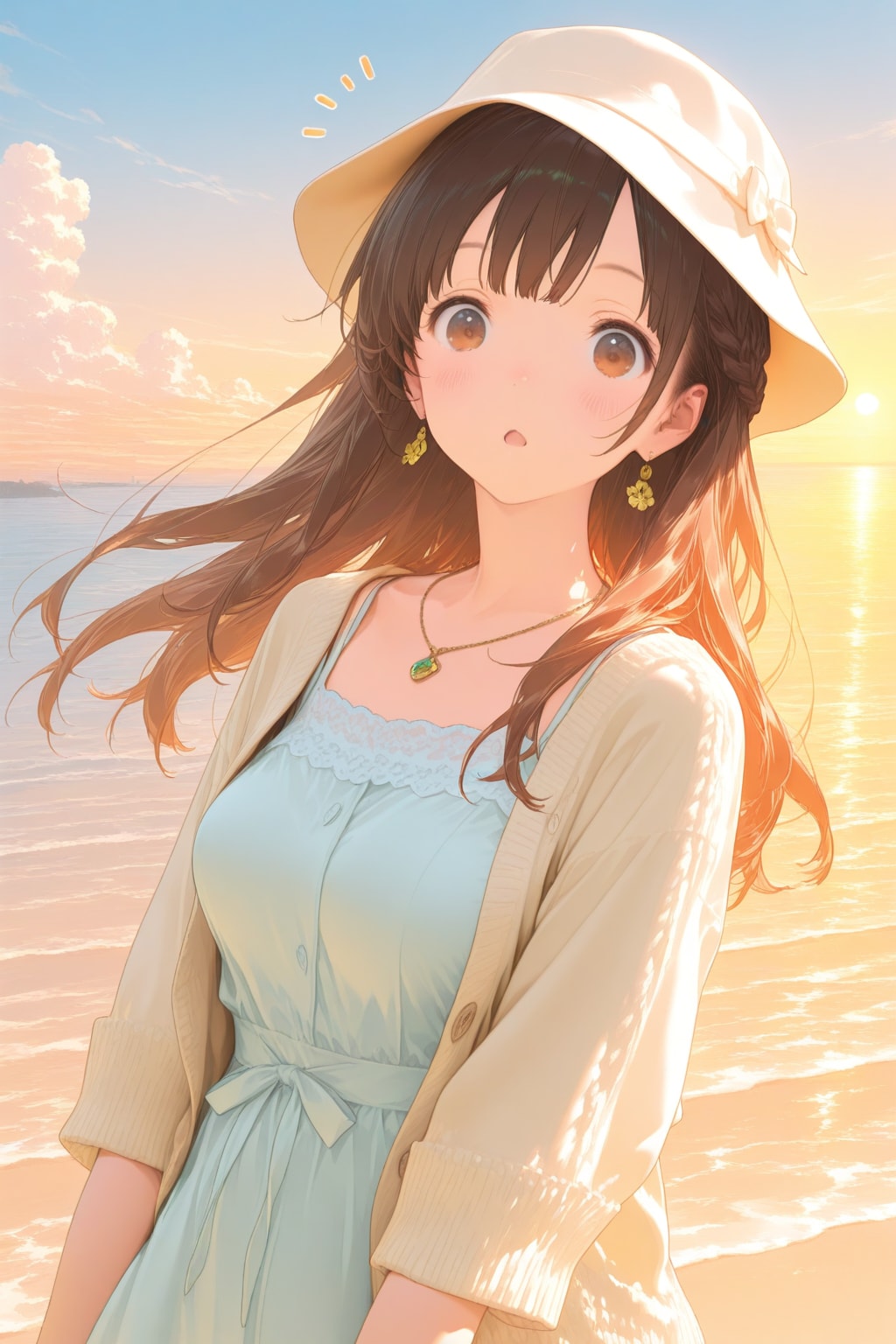 海辺の女性 26歳