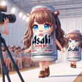 ファッションモデルのビールとカメラマンの少女 4枚目