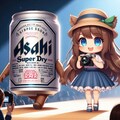 ファッションモデルのビールとカメラマンの少女 6枚目