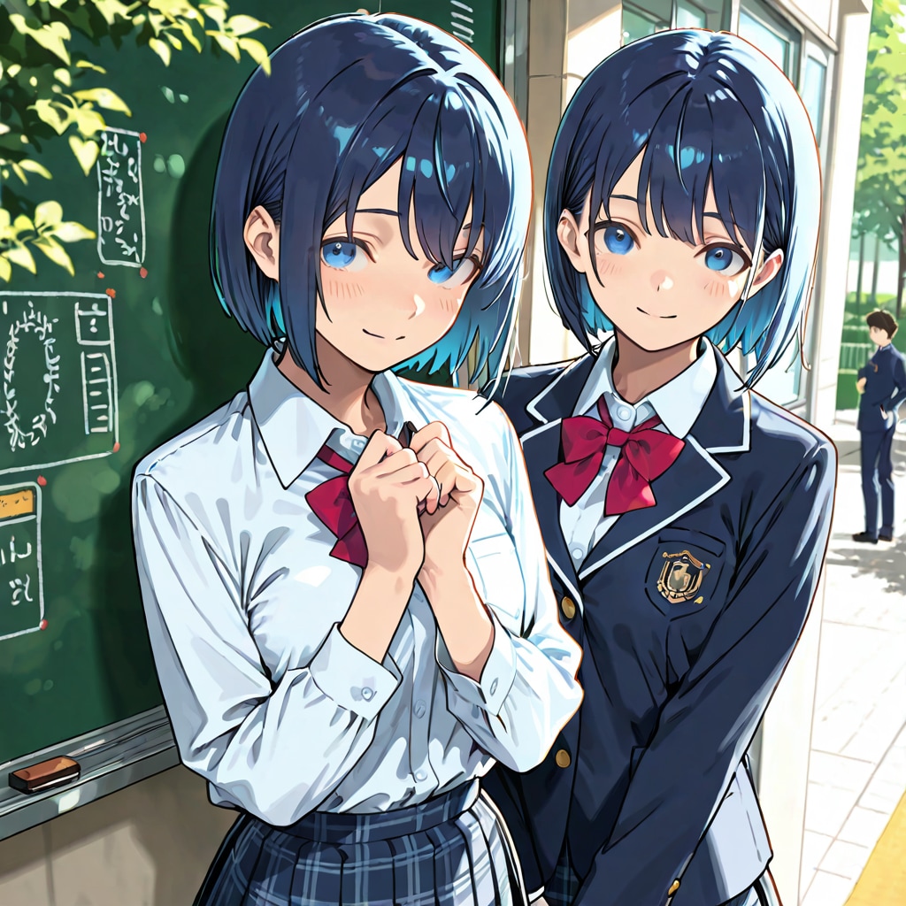 春風キャンパスブレザー | の人気AIイラスト・グラビア