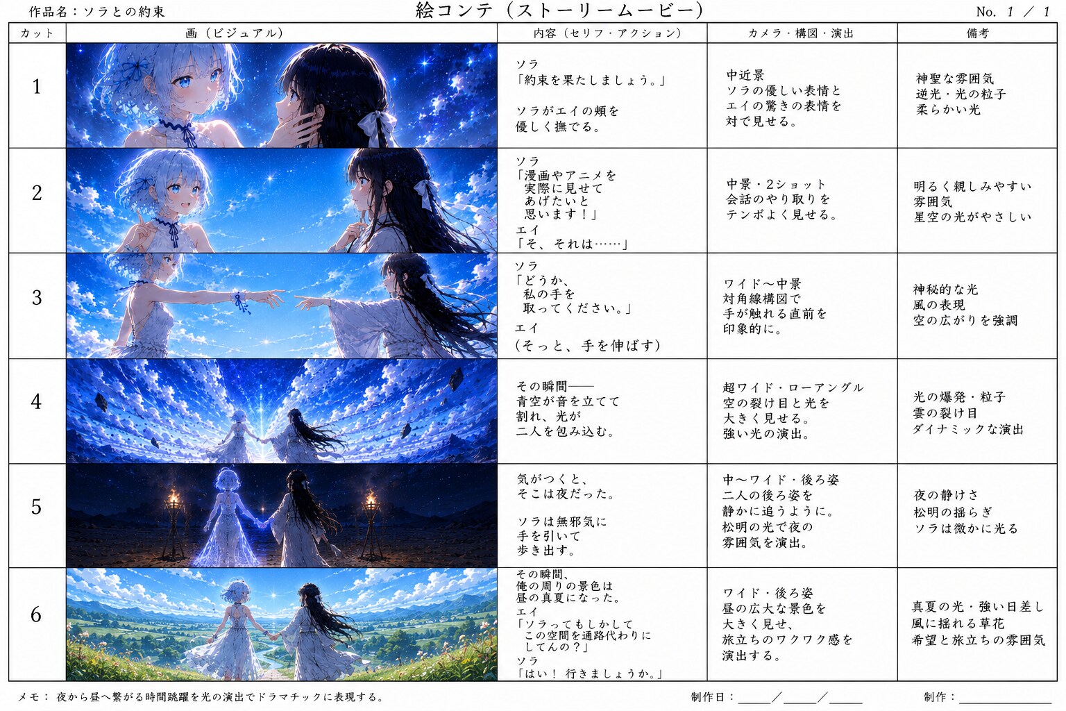 ソラとの約束 ― 外の世界へ続くストーリーボード ―