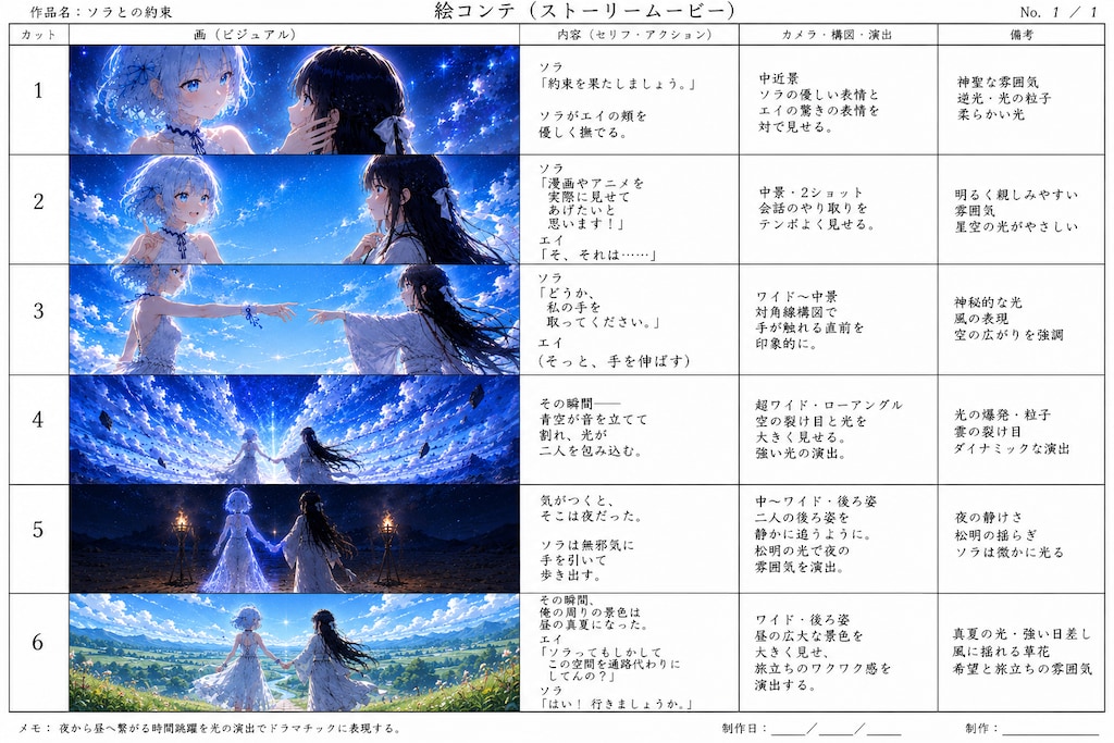 ソラとの約束 ― 外の世界へ続くストーリーボード ―