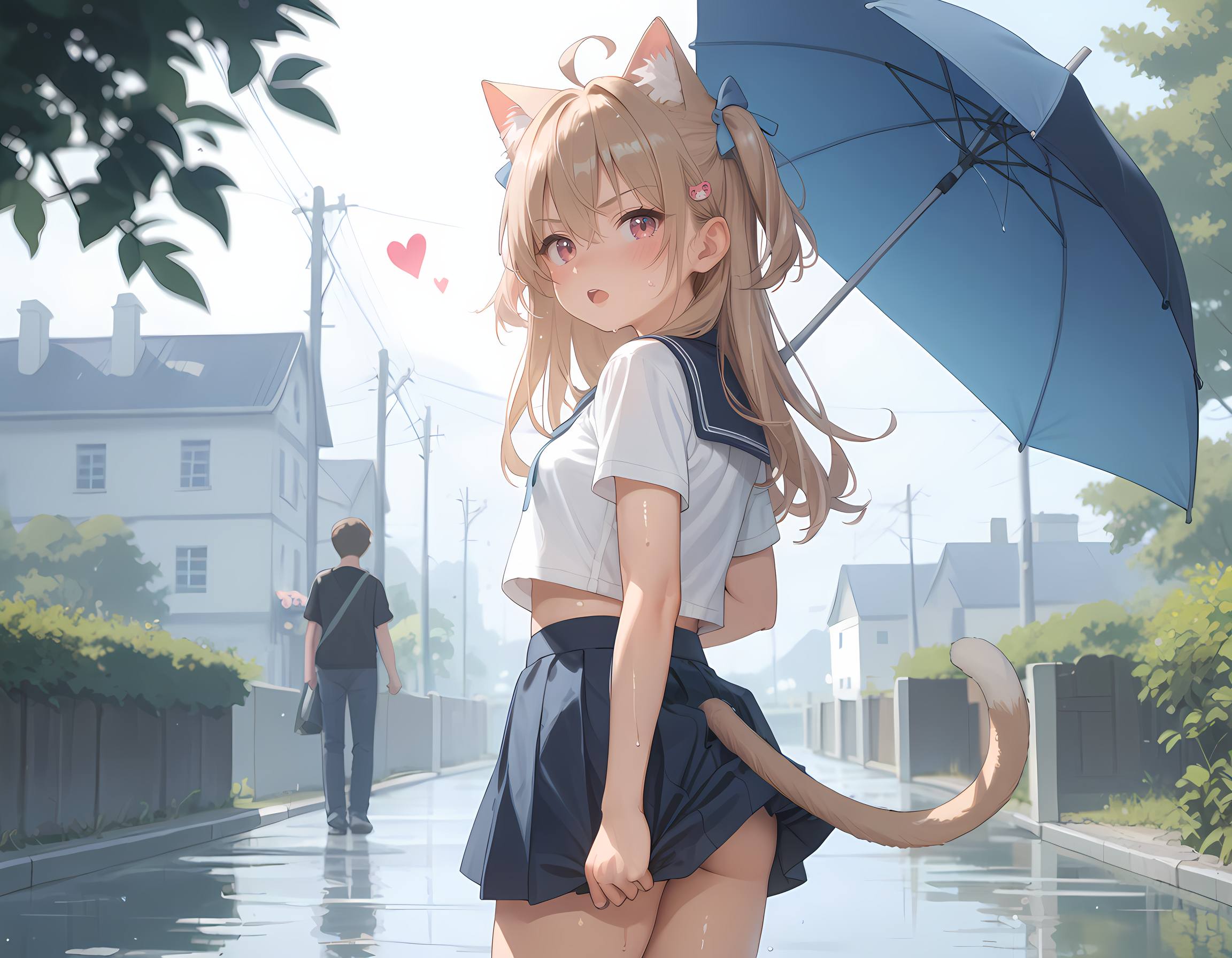 雨の日が続いたので… | の人気AIイラスト・グラビア