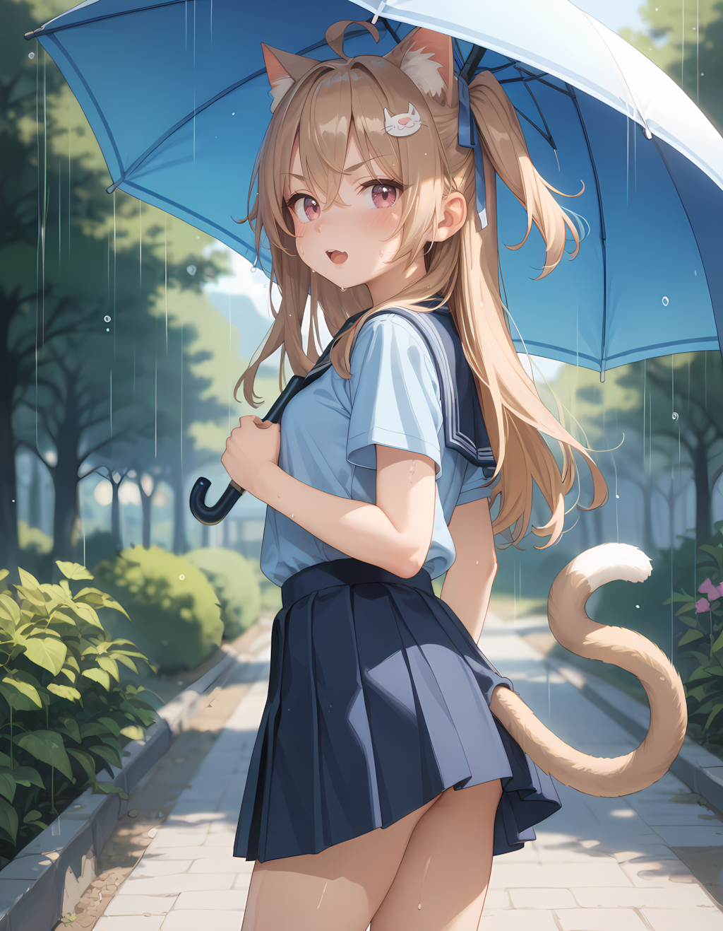 雨の日が続いたので…