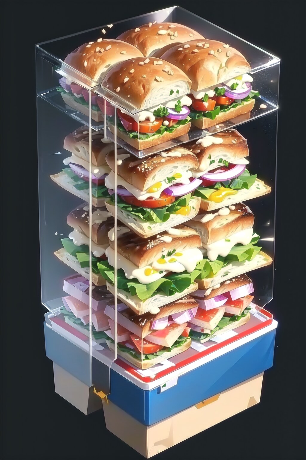 ボックスinサンドイッチ