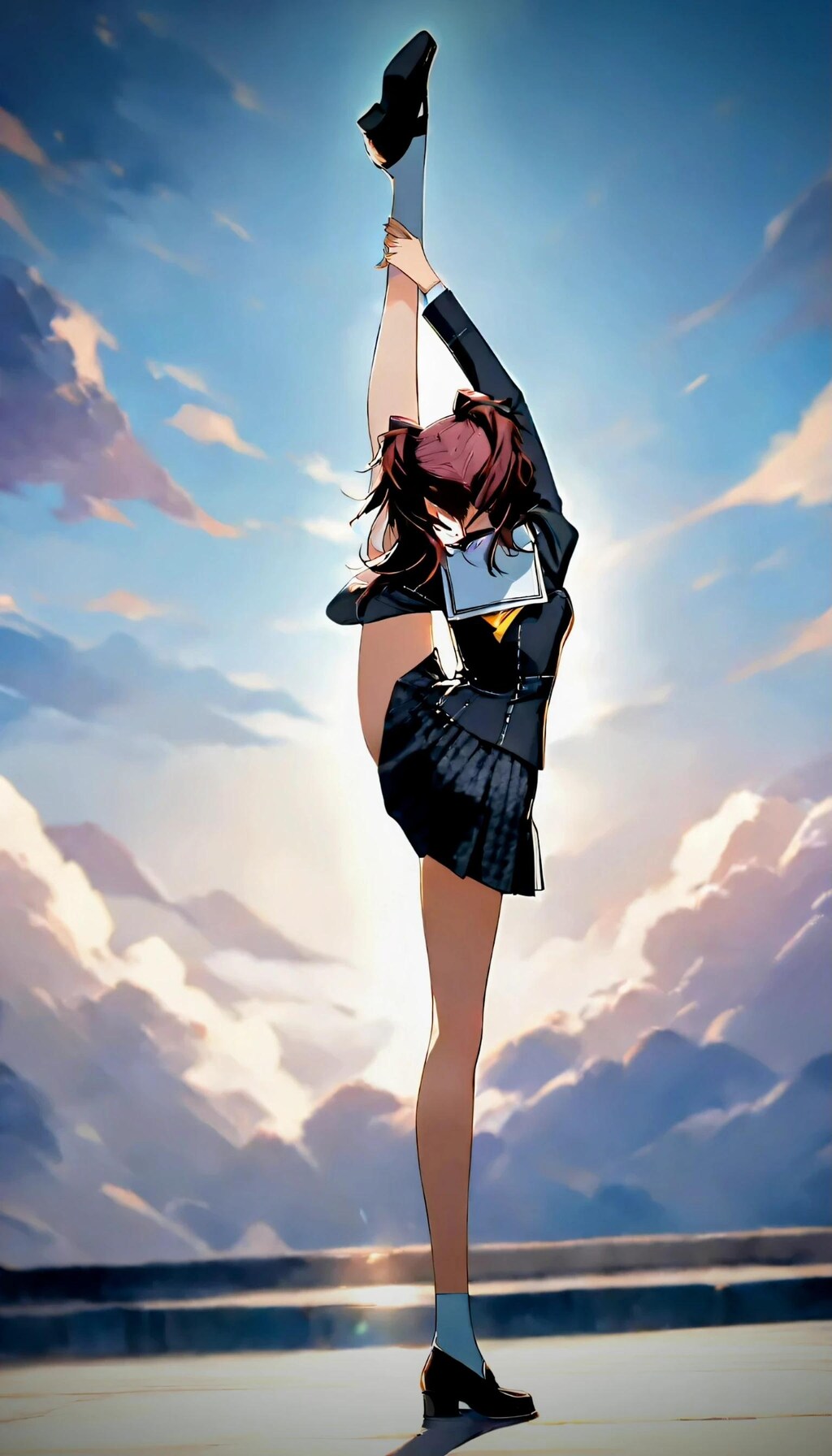 君の脚の長さは，､，､，､