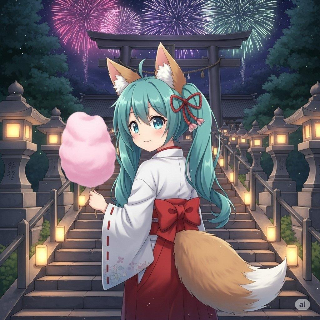 ちびミクの巫女