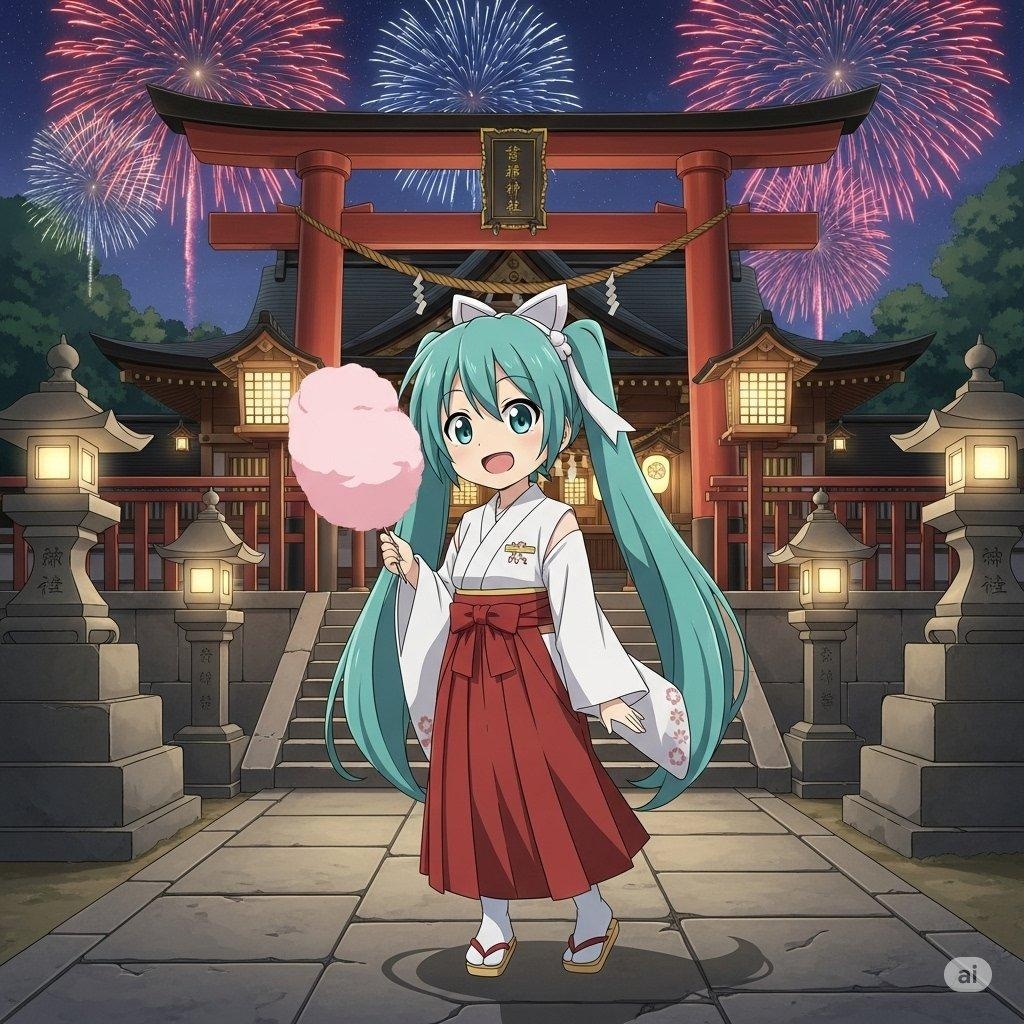 ちびミクの巫女