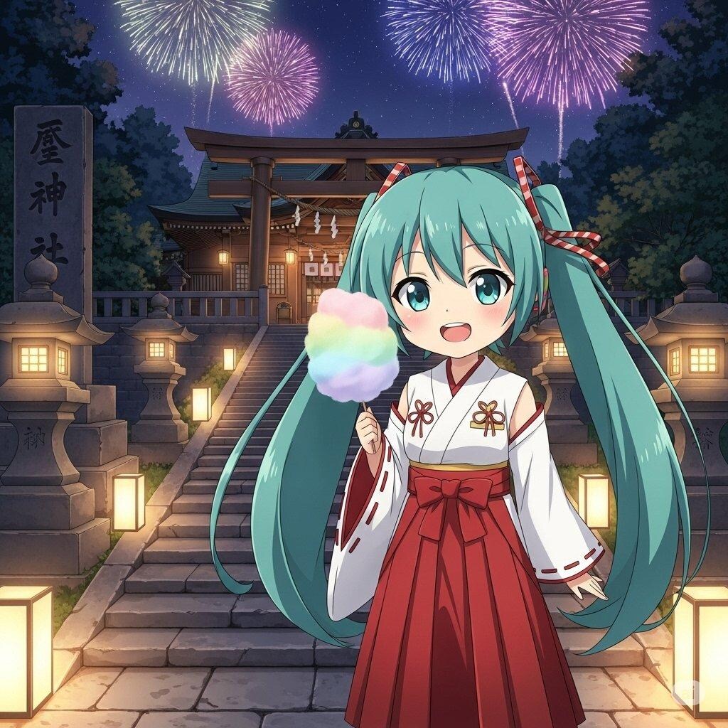 ちびミクの巫女