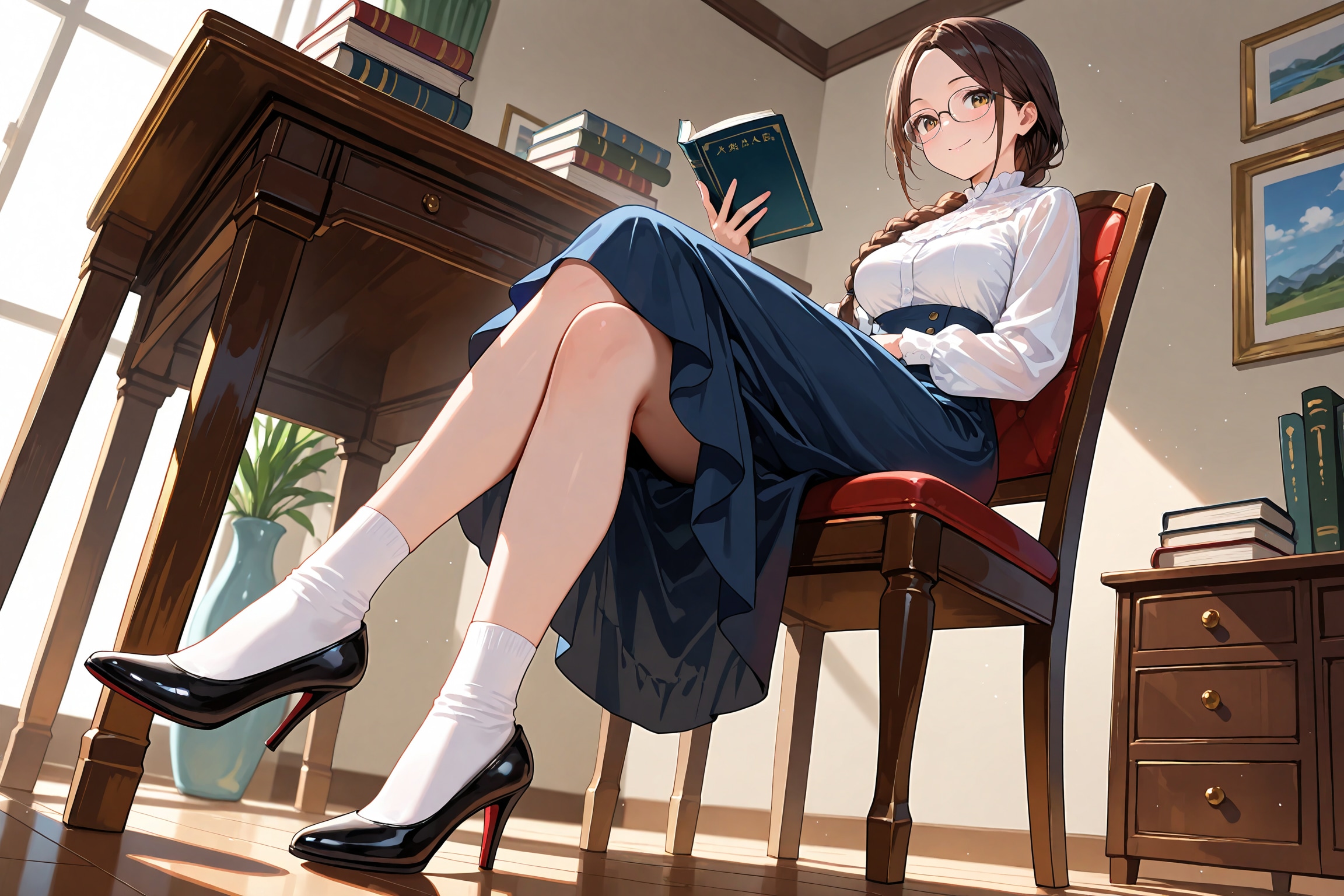 栞原さんとふくらはぎ | の人気AIイラスト・グラビア