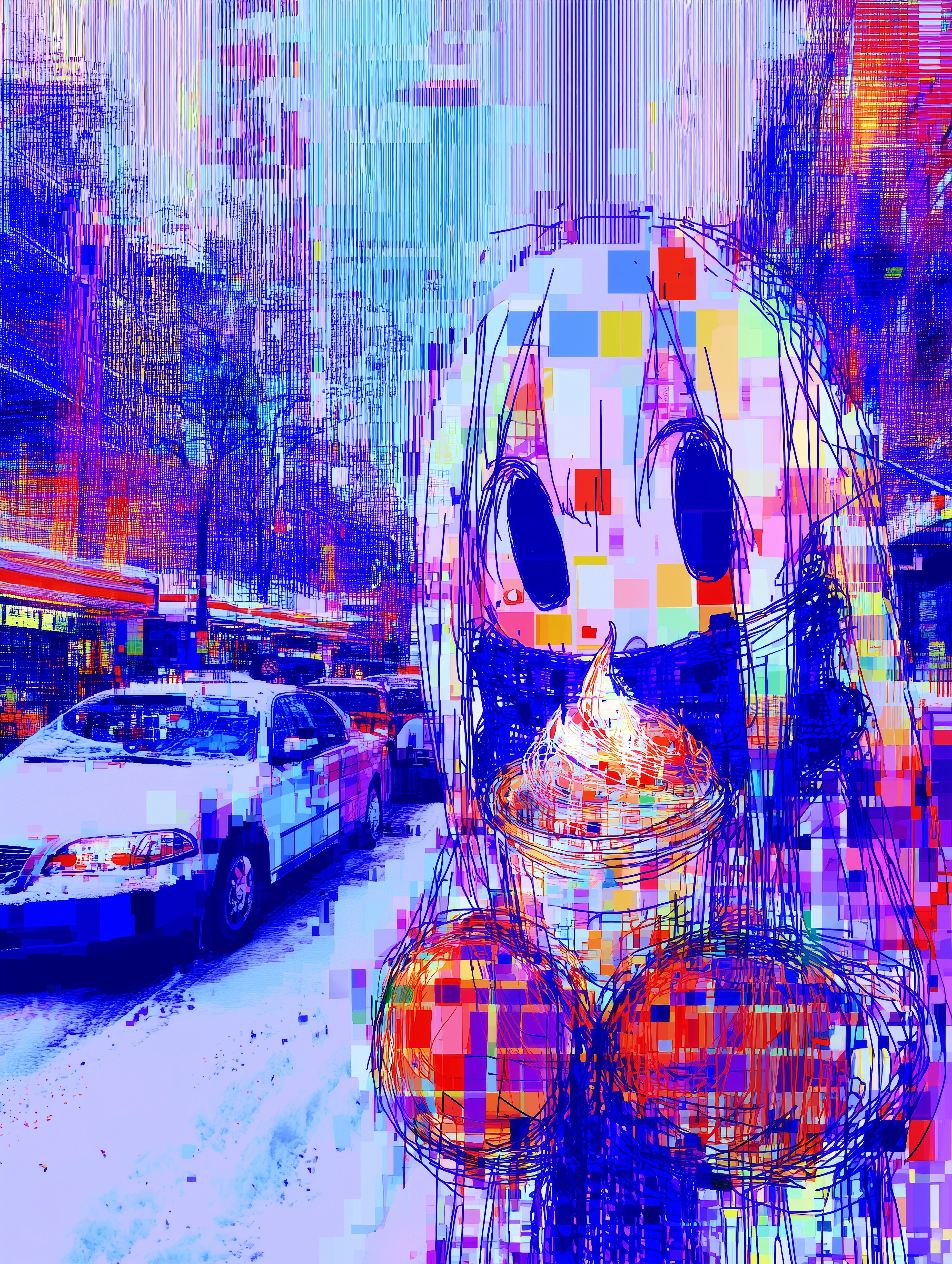 カラフル・コンクリート #22 | の人気AIイラスト・グラビア