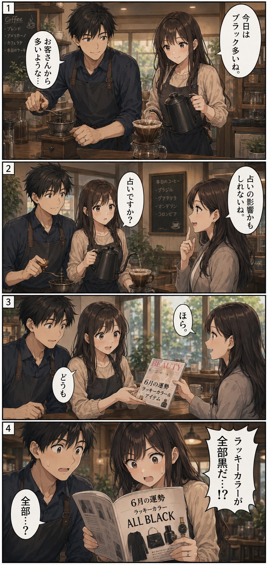 変な占いのラッキーカラー