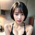 おっぱいポロリ220《穴開き下着》 2枚目