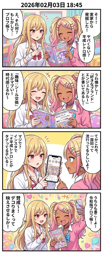 毎日漫画18時　JKトレンド