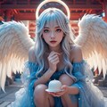 お餅を好きな天使が舞い降りた 9枚目